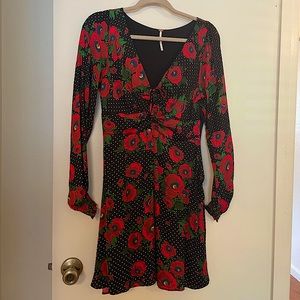 Free people flower  mini dress